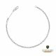 Bracciale in oro bianco con sfere